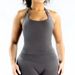 Women's Seamless Halter Neck Sports Bra Fitness Yoga Vest With Breast Pads Slimming High Elasticity Knitted Underwear Polyester_ecoleips.com