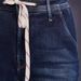 2025 Spring New Style Foreign Trade Wholesale European And American Women's Fashion Lace-Up Stretch Denim Straight-Leg_ecoleips.com