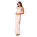 Women's Clothing Long Fishtail Skirt Sexy Backless Suspender Dress Solid Color Satin American Style Fashion_ecoleips.com