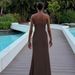 Cross-border European And American Style 2025 Spring-summer New Women's Clothing, Solid Color Slim-fit High-waisted_ecoleips.com