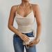 Women's Clothing Spring And Summer New Sexy Backless Halter Vest Sleeveless Short Top_ecoleips.com