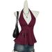 's Best-selling American Retro-style Beaded Halter Top With Deep V-neck Design, Sequin Embellishments, And_ecoleips.com