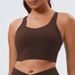 Eco-Friendly Fabric Fitness Vest Set For Women With High Waist Belt Padded Chest And Beautiful Back Design Running Yoga Clothes_ecoleips.com
