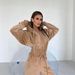 Cross-border Women's Popular Solid Color Hooded Casual Zip-up Sports Set, Fleece Jacket And Pants Two-piece Set_ecoleips.com