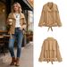 Women's High Neck Trench Coat Fashion Short Clothing New Arrival_ecoleips.com