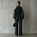 Women's Black Embroidered Jumpsuit European American Style Long Sleeve Wide Leg Elegant Sophisticated Cool Shoulder Romper_ecoleips.com
