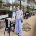 Women's Clothing Sweet Cute Women's Summer Bow Print Two Piece Set Short Sleeve Striped Wide Leg Pants Style Clothing For Ladies_ecoleips.com
