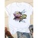 Wholesale Cross-border Clothing, New European And American Vintage Floral Women's Short-sleeve T-shirts_ecoleips.com