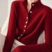Women's Clothing High End New Year Red Sweater For Women Autumn And Winter New Style Atmosphere Super Good Looking Lazy Inner Wear Knitted Top_ecoleips.com