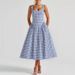 2026 Spring New Women's Clothing European American Export Fresh And Sweet Slim-Fit Printed Strap Long Dress_ecoleips.com
