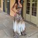 Fashion Personality Sexy Halter Backless Leopard Print Dress Women Summer Casual Party Evening Club Dating Dress_ecoleips.com