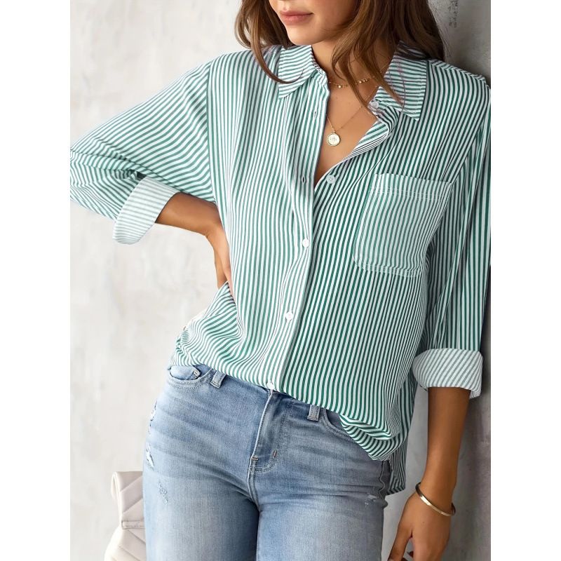 Women's Loose Casual Long Sleeve Shirt Quick-Dry Top_ecoleips.com