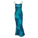 Cross-Border Women's Clothing 2024 Spring New Sexy Backless Tie-Up Floral Print Strap Dress Wholesale_ecoleips.com