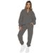 Aria Basics Aria Basics 2025 Cross-Border European And American Women's Clothing Autumn/Winter Zipper Pullover Long Sleeve Sweatshirt_ecoleips.com