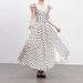 Advanced Wave Point Dress, Summer New Style, Niche, Gentle, Comfortable, Pleated, Waist Cinching, Slimming Temperament,_ecoleips.com