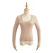 Aria Basics Aria Basics New European And American Style Sexy Deep U-neck Basic Pure Desire Slim-fit Long-sleeve Pullover Knit Top For Women_ecoleips.com
