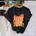 Women's Casual Round Neck Short Sleeve T-Shirt Multi-Color Solid Loose Printed American Style Sports Top_ecoleips.com