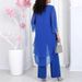 Women's Clothing Women's Loose Casual Chiffon 2 Piece Set Top Bottoms Solid Color Style Clothing For Formal & Casual_ecoleips.com