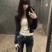 Trendy Fashion For Women - New Spring Autumn Long Sleeve Knit Cardigan And Slim-Fit Camisole Two-Piece Set_ecoleips.com