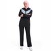 New Muslim Solid Color Sportswear Arab Hui Ethnic Conservative Women's Casual Sweatshirt Two-Piece Set Y021_ecoleips.com