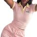 Women's Spring/Summer Short-Sleeved Two-Piece Set Trendy Casual Fashion Spot Goods_ecoleips.com
