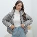 Coat Plaid Large Size Women's Jacket Bread Clothing Warm Down Padded Jacket Women's Padded Jacket_ecoleips.com