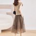 Two-Piece Set For Women Summer 2025 New Style High-End Elegant Fashionable Youthful Slimming Outfit Dress_ecoleips.com