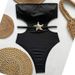 Women's Sexy One-Piece Swimsuit - Slimming Nylon Swimsuit With Cover-Up (Pure Color, European & American Fit)_ecoleips.com