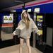 High-end Striped Hooded Casual Loose American Style Sweatshirt For Women 2025 Autumn New Unique Top_ecoleips.com