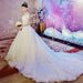 Lightweight Wedding Dress 2026 New Style Bridal Gown with Train Slimming Simple off Shoulder Forest Style Travel Photography Women's Dress_ecoleips.com