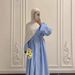 Muslim Fashion Elegant Women's Cardigan Robe Dress With Loose Pants Two-Piece Set K116_ecoleips.com