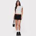 Women's Clothing 2025 New Fashion Retro Polka Dot Print Slim Fit Round Neck Top For Women Foreign Trade Wholesale_ecoleips.com