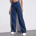 Women's Clothing High Waist Wide Leg Jeans Floor Length Straight Versatile Retro Drape For Students_ecoleips.com