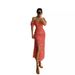 2026 Summer Women's European American Bodycon With Slit And Off-Shoulder Neckline, Stylish Dress For Hot Girls_ecoleips.com