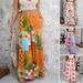Women's 3D Printed Casual Pants Spring Summer 2025 Bohemian Style European American Resort Versatile Clothing_ecoleips.com