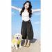 Gray Cargo Jeans for Women High Waist Wide Leg Casual Cropped Pants Slimming High Street Loose Fit New Summer Lazy Style_ecoleips.com