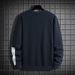 Men's plus Size Trendy Sports Casual Sweatshirt Autumn New Loose Student Top_ecoleips.com
