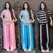 Women's Fashion Suit Striped Letter Print Short Sleeve Top With Wide Leg Pants Casual Two-Piece Set Plus Size Loose Fit Summer Style_ecoleips.com