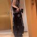 Women's Wide Leg Jeans High Waisted Street Style Retro Embroidered With Letters And Flowers Loose Fit Floor Length Y2K Trousers_ecoleips.com