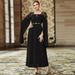 Women's Clothing Extra Long Sleeve Shoulder Seam Dress_ecoleips.com