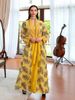 Women's Clothing Fashion Embroidered Yarn Two Piece Robe Long Dress Musilin_ecoleips.com