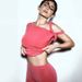 Audday 2024 Summer New Women's Solid Color Casual Sexy Off-Shoulder Comfortable Slim Top And Pants Set_ecoleips.com