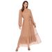 Women's Patchwork Long Sleeved Fashion Dress_ecoleips.com