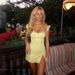 Women's Spaghetti Strap Lace Trimmed Short Skirt Sexy Slit Slim Fit Summer Dress Casual Elegant Fashion England Style_ecoleips.com