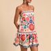 Women's Printed Bohemian Flowy Camisole Dress Casual Loose Vacation Style European And American Fashion_ecoleips.com
