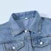 K New Retro Blue Denim Jacket For Women; Loose And Plus-size Top._ecoleips.com