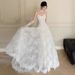 Lightweight Lace Wedding Dress French High End Style 2026 Mori Girl Theme Engagement Reception Dress for Women_ecoleips.com