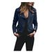 Faux Suede Cropped Blazer – Slim-Fit Women’s Jacket With Asymmetric Zipper & Notched Lapel_ecoleips.com