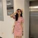Summer Korean Style mid Length Dress for Women Solid Color One Piece Foreign Trade Clothing New 2026_ecoleips.com