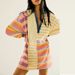 Casual High Street Button Short Dresses Vintage Striped Printed Summer Dress New Women's Lapel Half Sleeved Loose Dress Vestidos_ecoleips.com